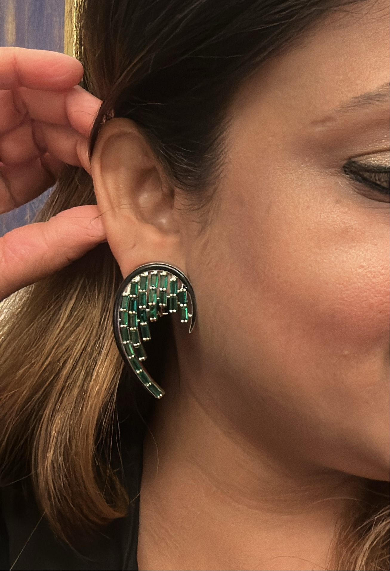 Verdant Noir Earrings