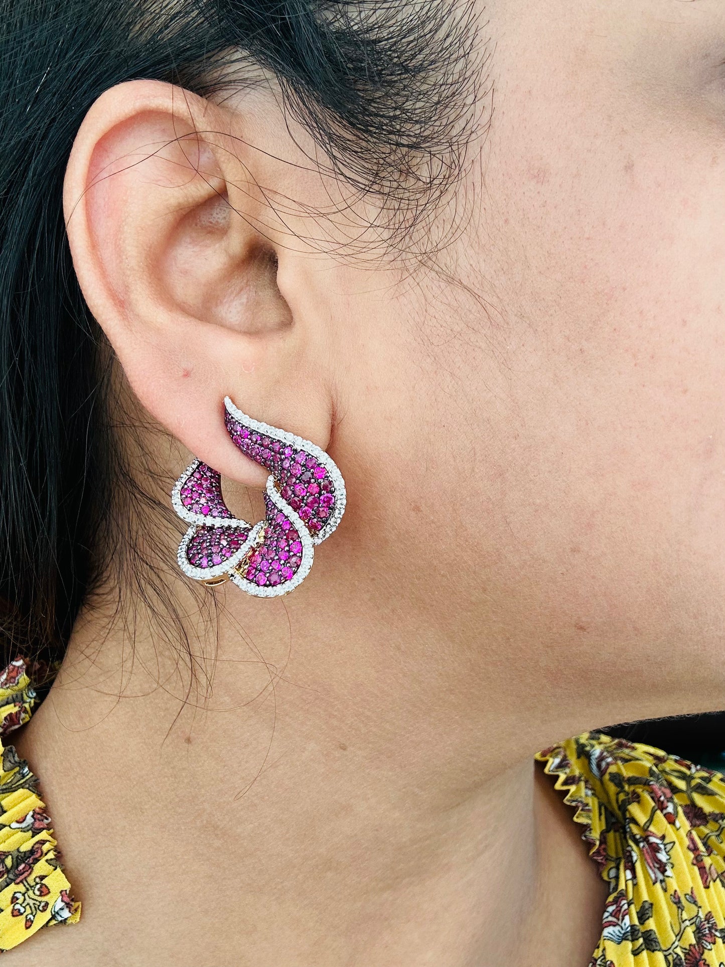 Radiant Pink Earrings