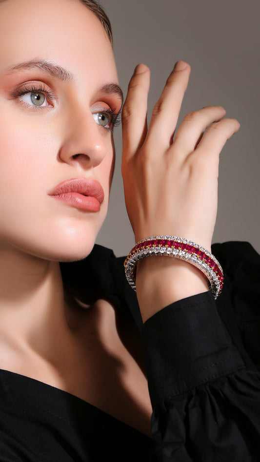 Ruby Red Bangle