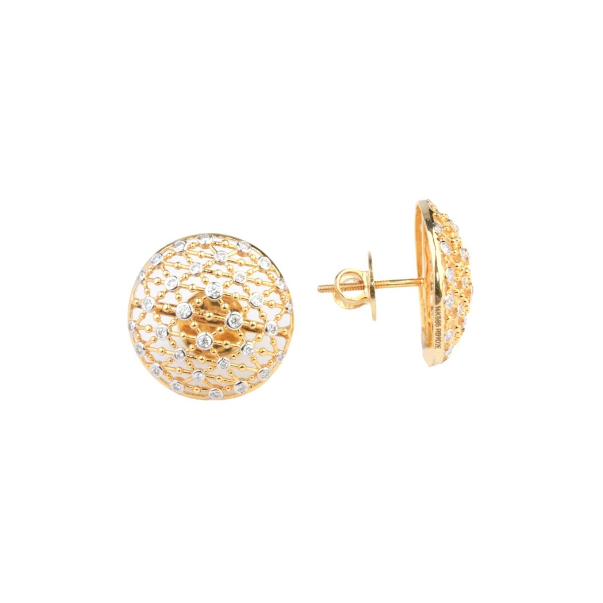 Dotted Diamond Earrings