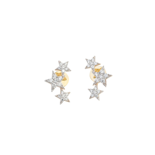 Starburst Diamond Earrings