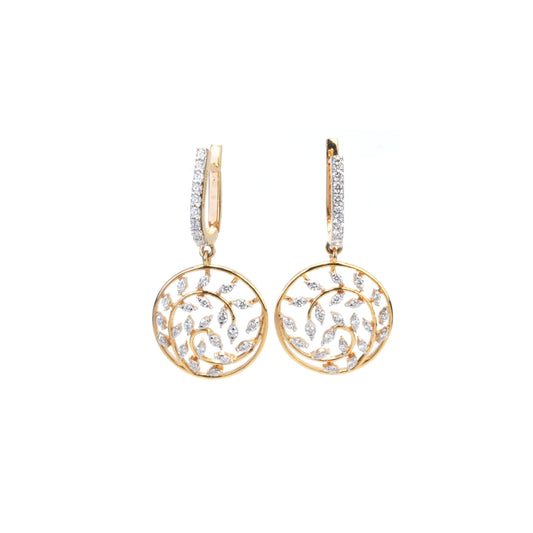 Diamond Daisy Dangles