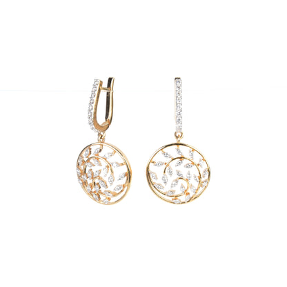 Diamond Daisy Dangles