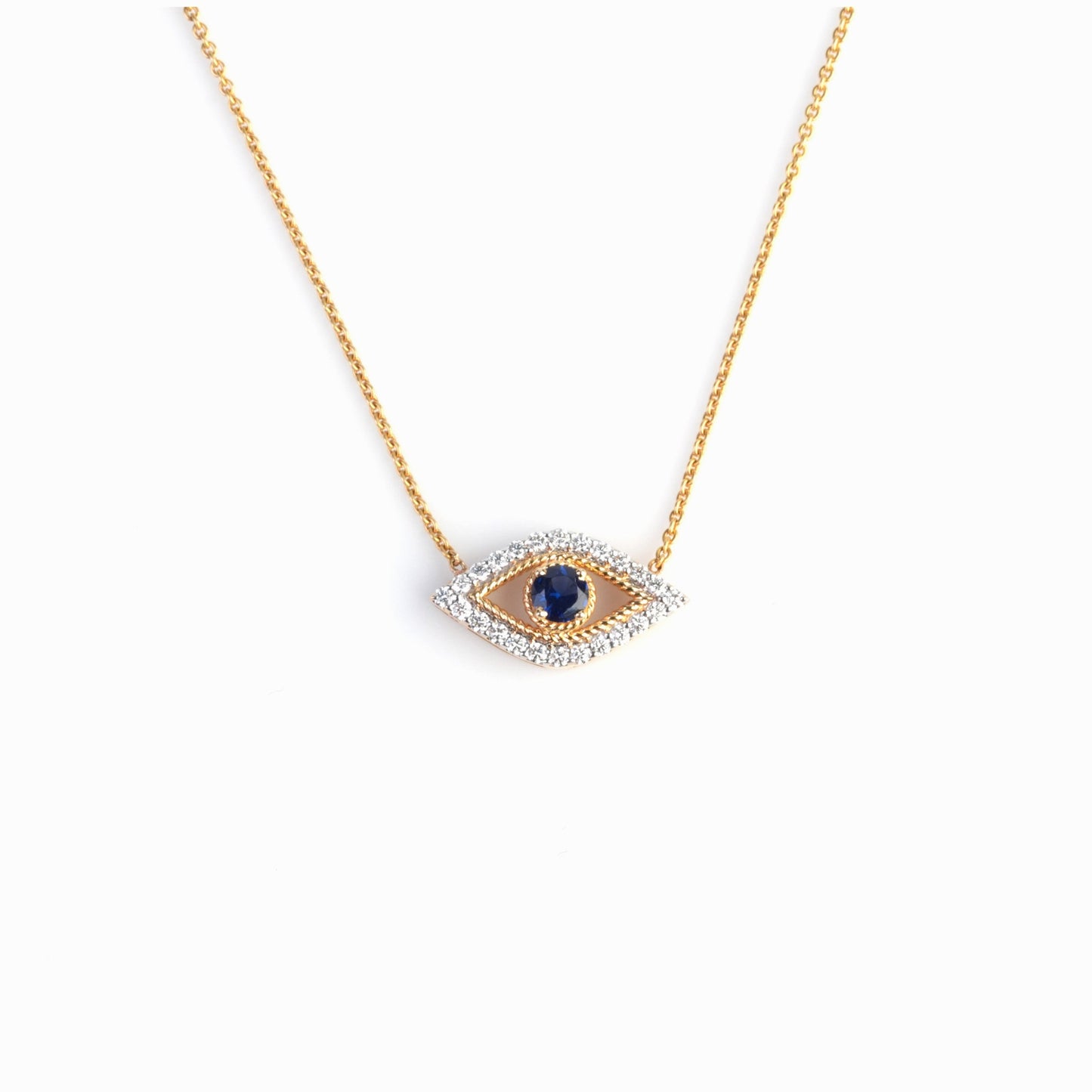 Blue Evil Eye Necklace