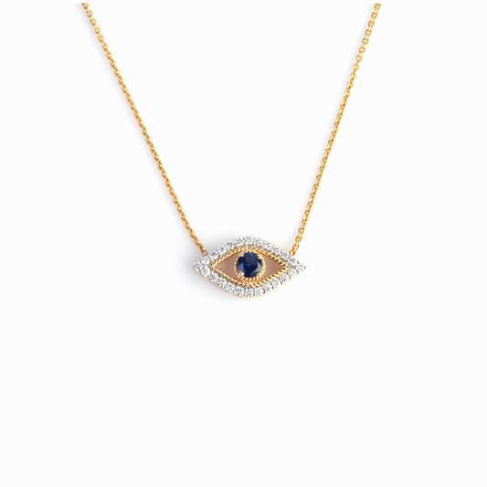 Blue Evil Eye Necklace