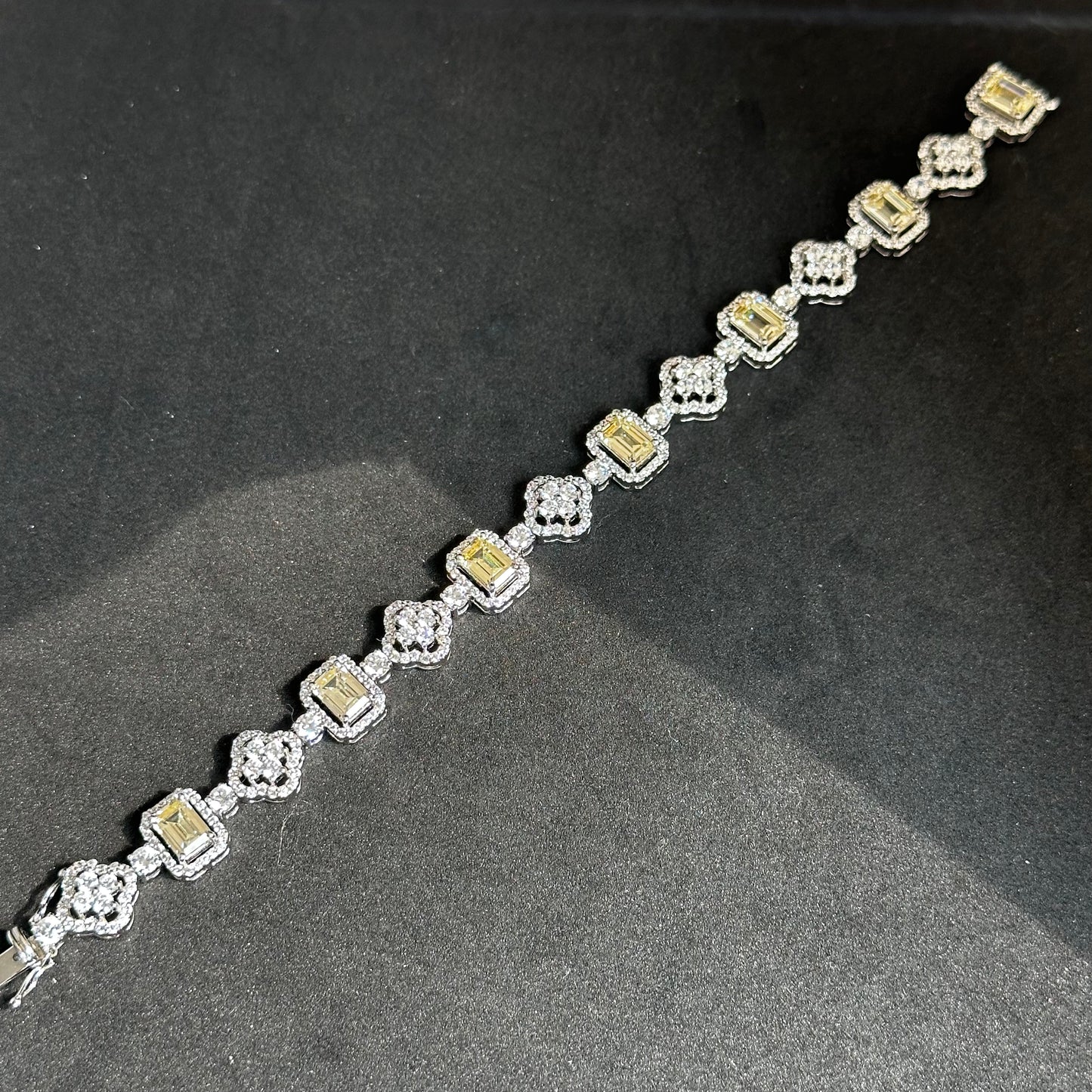 Sunlit Elegance Tennis Bracelet