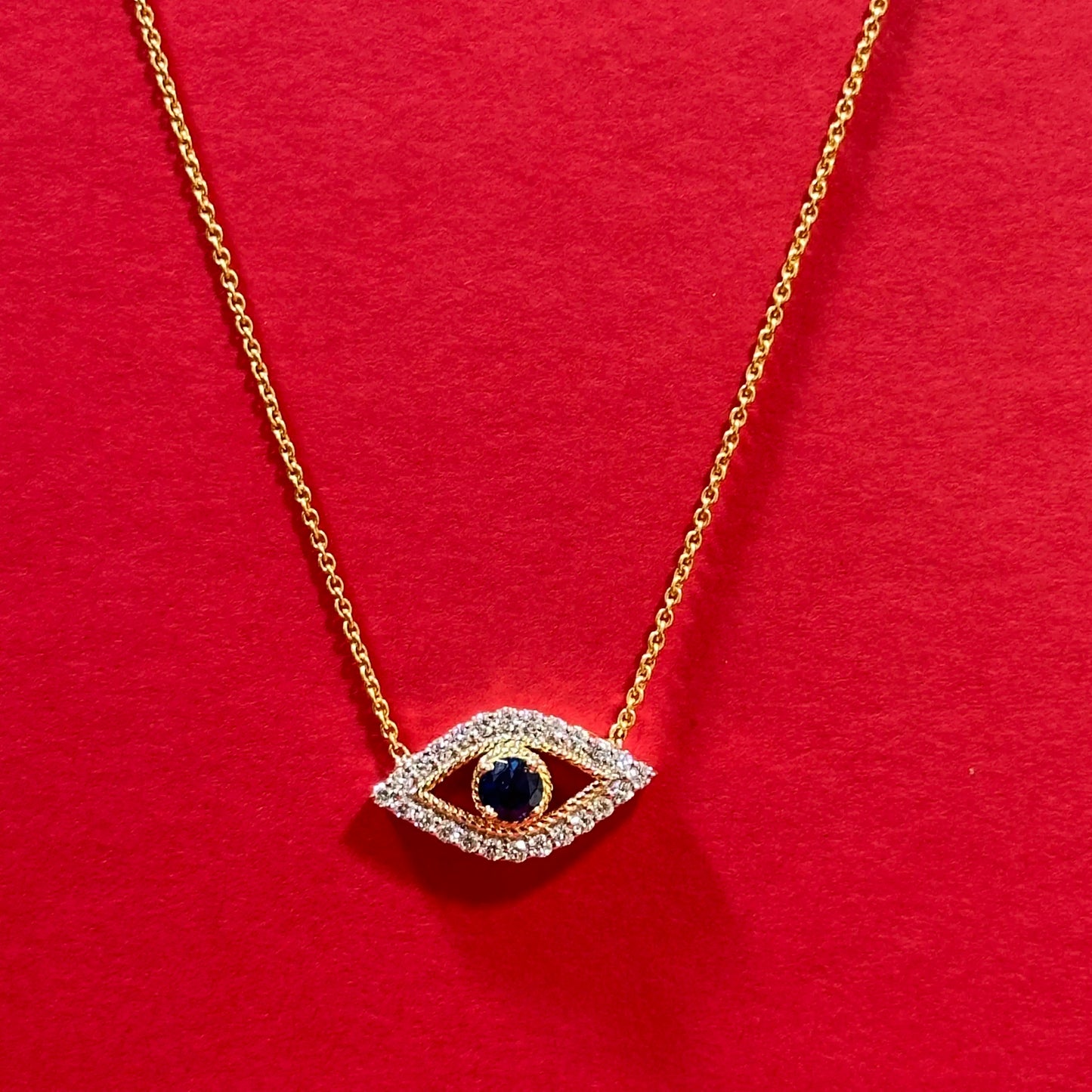 Blue Evil Eye Necklace