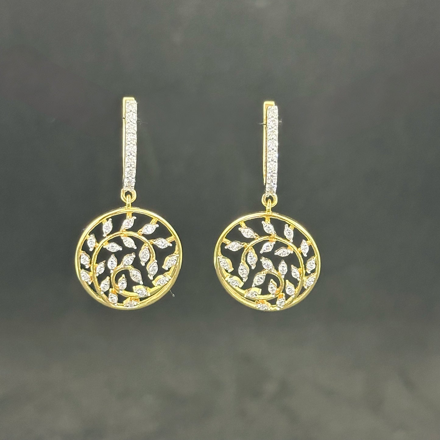 Diamond Daisy Dangles