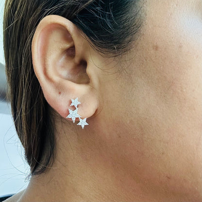 Starburst Diamond Earrings